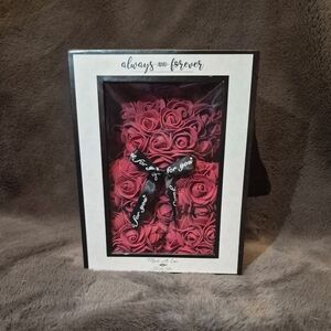 Always and Forever Burgundy Rose Bear Gift Box